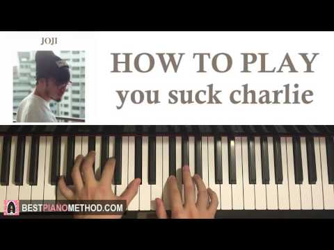 HOW TO PLAY - joji - you suck charlie (Piano Tutorial Lesson)