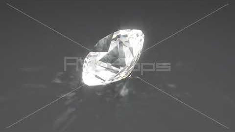 Beautiful Shiny Sparkling Diamond Crystal Rotates Reflecting Light - IncrediVFX - AVloops