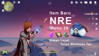 Genshin Impact | Item Baru NRE Menu 30, Makan Cepat Tanpa Perlu Membuka Tas