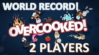 Overcooked World record -  2 Players - Level 3-3 - Score: 578