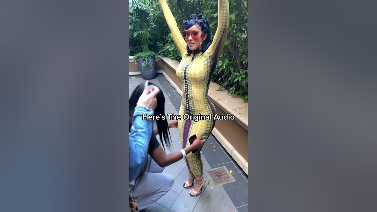 Cardi B singing in spanish. YouTube