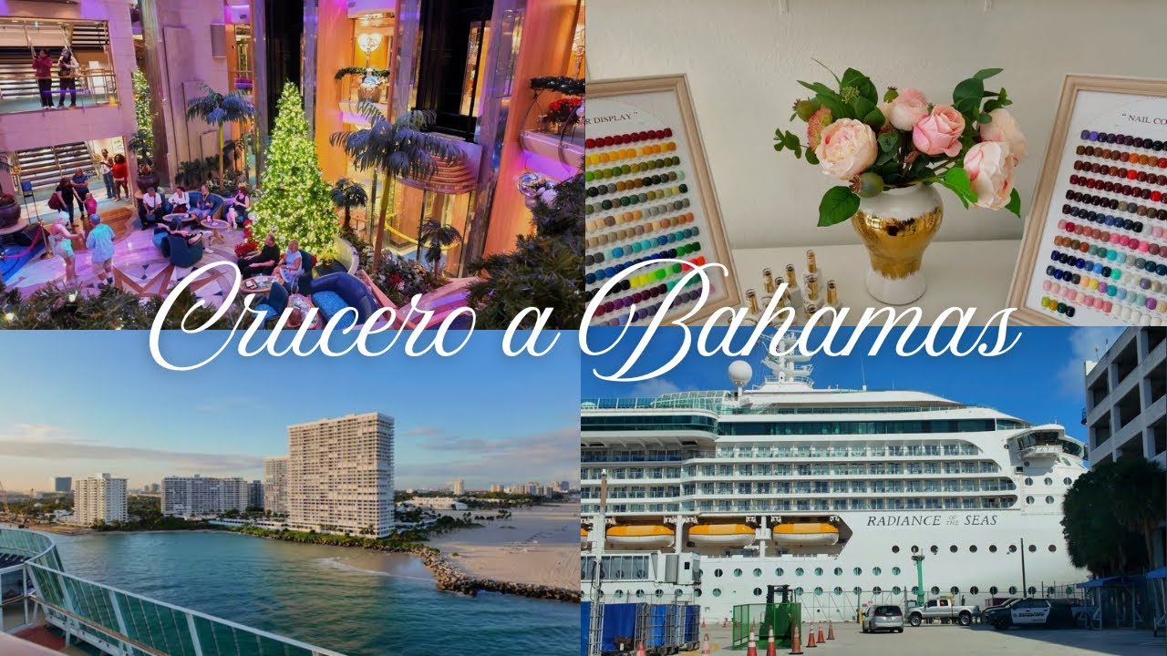 ROYAL CARIBBEAN CRUISE VLOG: grwm y 1er día a bordo en el Radiance of the Seas ♥ 