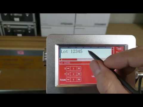 Meenjet MX1 Printer - Create a 2 Line Expiry Date Code