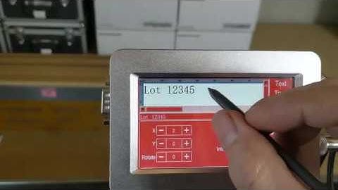 Meenjet MX1 Printer - Create a 2 Line Expiry Date Code