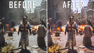 Before & After reshade mod Assassin