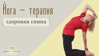 Йога-терапия: "Здоровая спина" (Yoga Therapy: Practice for a Healthy Back)