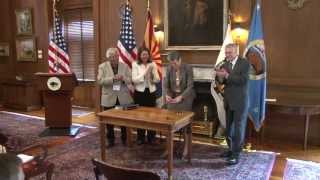 Secretary Jewell Signs Historic Water Rights Agreement