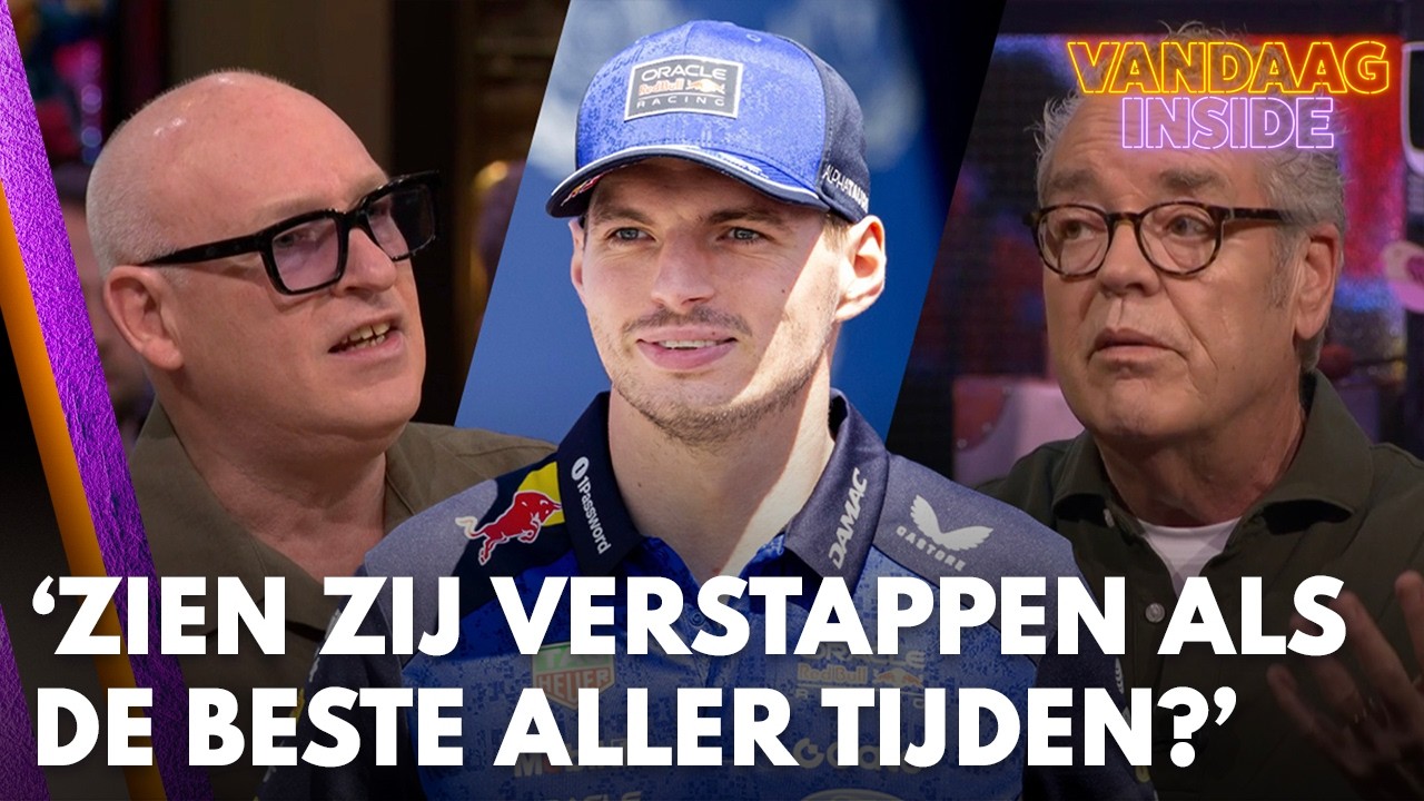 René van der Gijp vraagt Olav Mol: 'Zien zij Max Verstappen als de beste coureur aller tijden?'