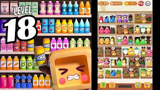 🏅 Goods Sort 🍒🥤🪆 LEVEL 18 🍄🧃🧸 Gameplay Walkthrough