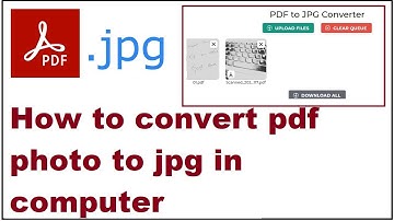 how to convert pdf photo to jpg in computer
