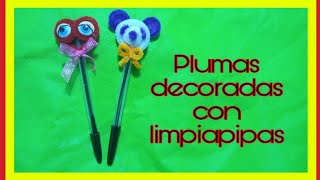 Plumas decoradas con limpiapipas by Miss Mony 1,141 views 2 years ago 7 minutes, 20 seconds