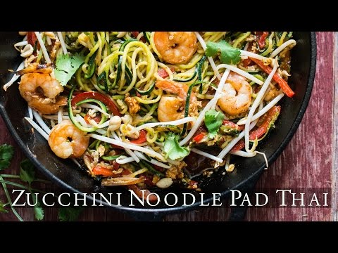 Zucchini Noodle Pad Thai - Zoodles Recipe
