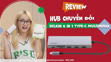 Hub chuyển đổi Belkin 6 in 1 Type-C Multimedia | Minh Tuấn Mobile