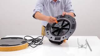 How to Use Concrete Cement Mortar Electric Trowel with Mixer