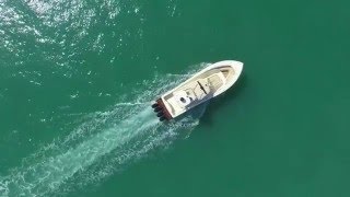 420 Flybridge and 5-N-1 Leaning Post - Running Video