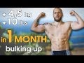 +4,5kg (10 lbs) in 1 MONTH | Eating Day