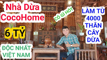 Có gì trong ngôi nhà được làm từ 4000 CÂY DỪA TRỊ GIÁ 6 TỶ ĐỒNG có 1 không 2 ở Vĩnh Long | COCOHOME