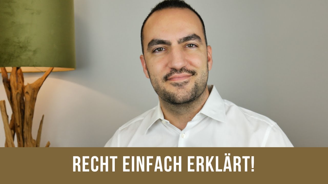 Willkommen auf unserem Kanal "Recht einfach erklärt!"