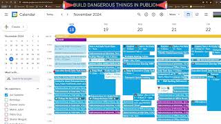 Subconscious.ai Standup 11.18.24 - Build dangerous things in public