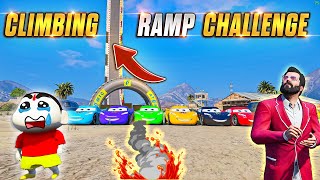 Climbing Ramp Challenge With Shinchan in GTA5 🥳🥳#gta5telugu #gta5 #it'srampage screenshot 4