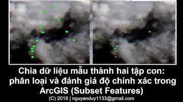 [ArcGIS] Chia dữ liệu mẫu thành hai tập: phân loại và đánh giá độ chính xác (Subset Features)