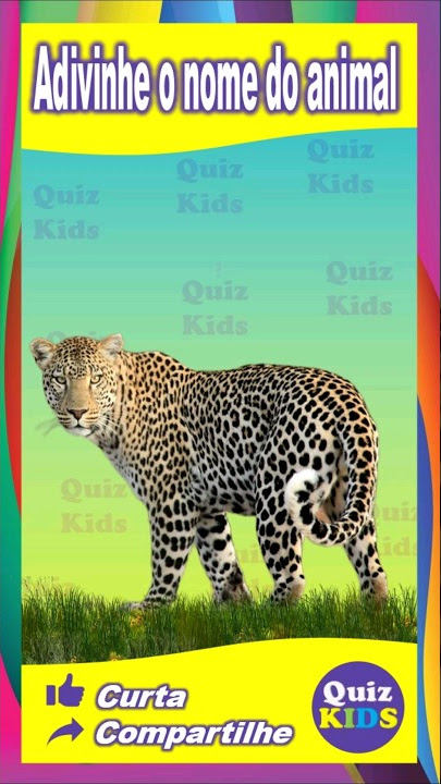 QUIZ] INFANTIL SOBRE ANIMAIS - 10 PERGUNTAS E RESPOSTAS 