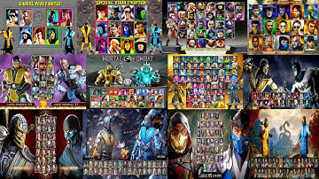 Mortal Kombat Select Screen Evolution MK To MK1 (1992 - 2025)