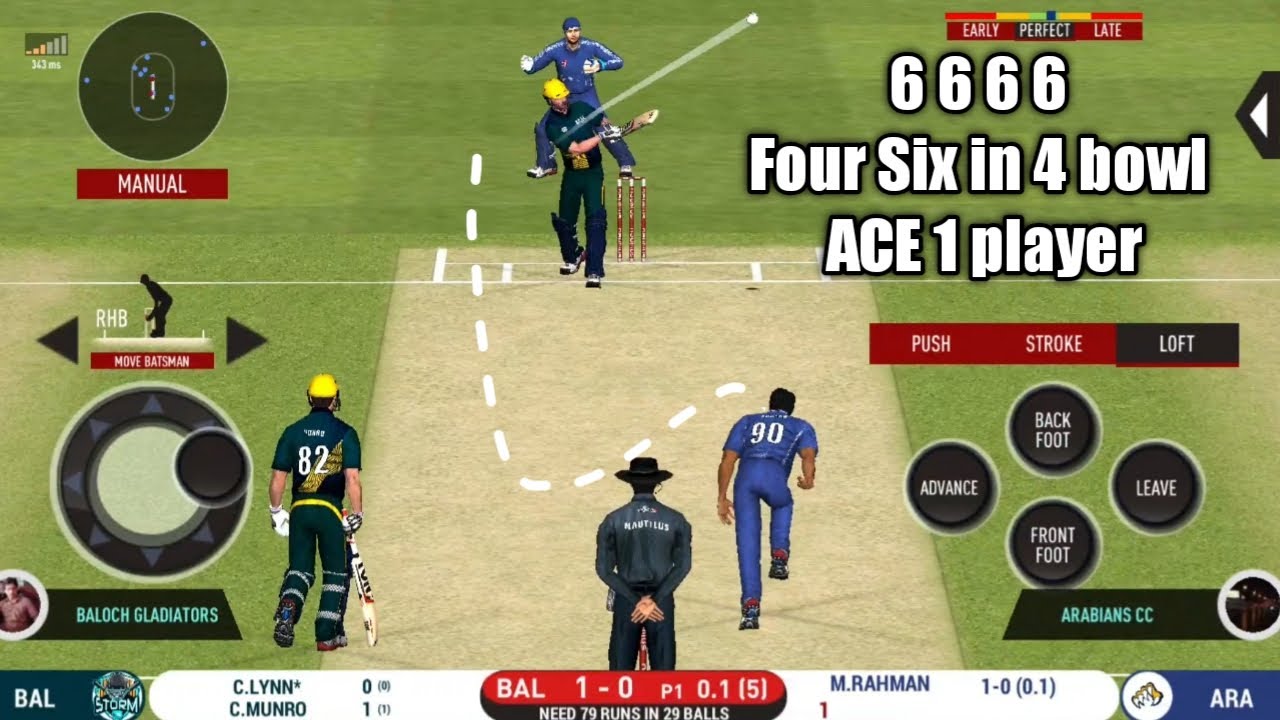Full Match against Ace 1 || Multiplayer mode || Real Cricket 20 - YouTube