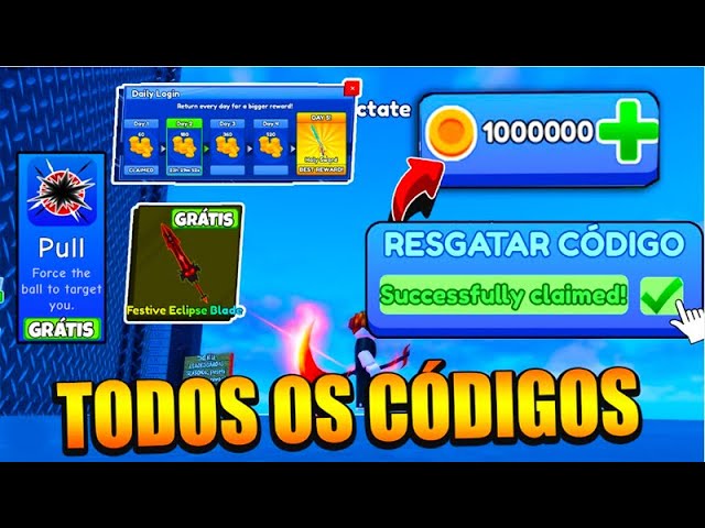 TODOS OS NOVOS CÓDIGOS de WINS NO BLADE BALL! ROBLOX BLADE BALL