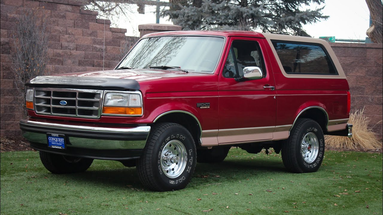 Used 1994 Ford Bronco XL - SEE VIDEO For Sale (Sold)