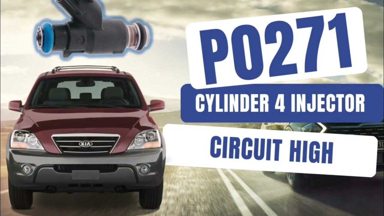 Test & Fix P0271 Cylinder 4 Injector Circuit High | KIA Sorento BL