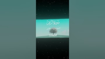 سورة الزمر|62-63|القارئ:#محمد_اللحيدان #قران #quran #راحة_نفسية #قران_كريم #تلاوة_هادئة #تلاوة_خاشعة