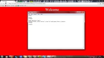 How to Create a HTML Website | Episode 1 | Intro, Fonts and Background