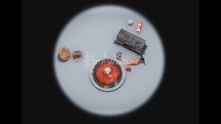 Interactive Table Projection, Restaurant Table Projection System - Case 04