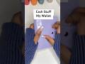 Cash stuff, my wallet with me