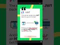 🚀 JWT (JSON Web Token) Explained in 60 Seconds #Authorization #WebDevelopment #Backend #NodeJS #Js