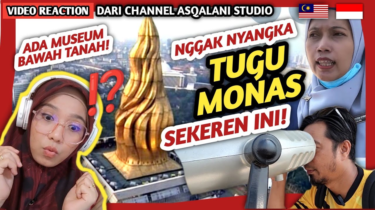 🇲🇾🇮🇩 REACTION NGGAK NYANGKA TUGU MONAS SEKEREN INI ‼️ 3 Meter Dibawahnya Ada MUSEUM 😱