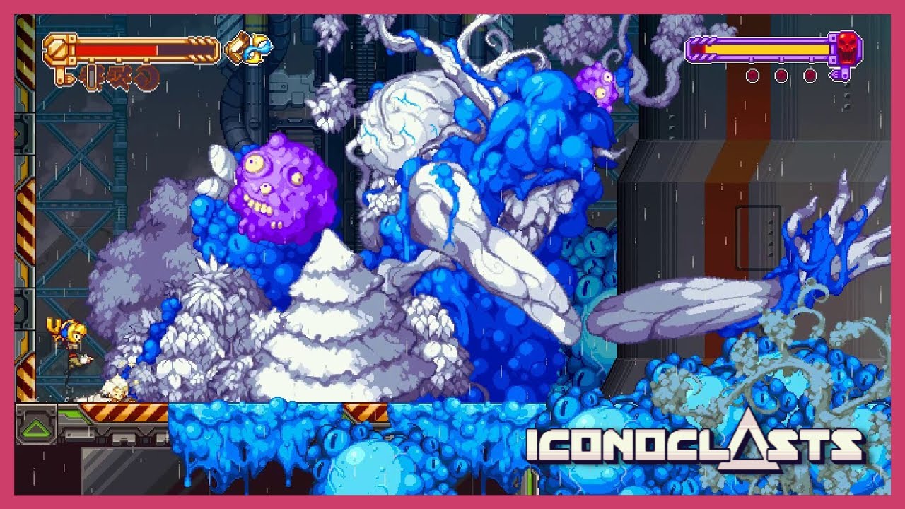 Iconoclasts: Derrotando al AGENTE NEGRO (Transformación) ✅ (gameplay español, PC Steam)