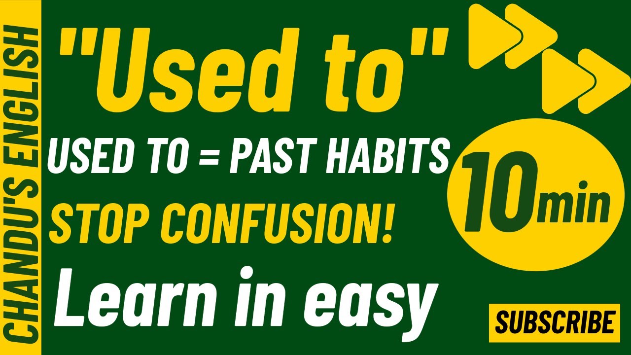 “Used To Explained Clearly | Past Habits with Easy Examples”