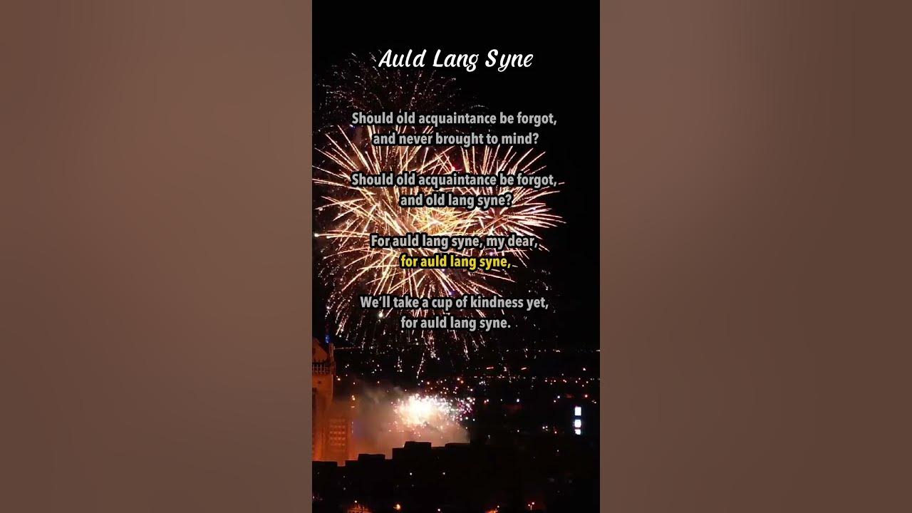✨ Sing Along to "Auld Lang Syne" with the Choir & Lyrics! | Favourite New Year's Eve Song 🎄✨