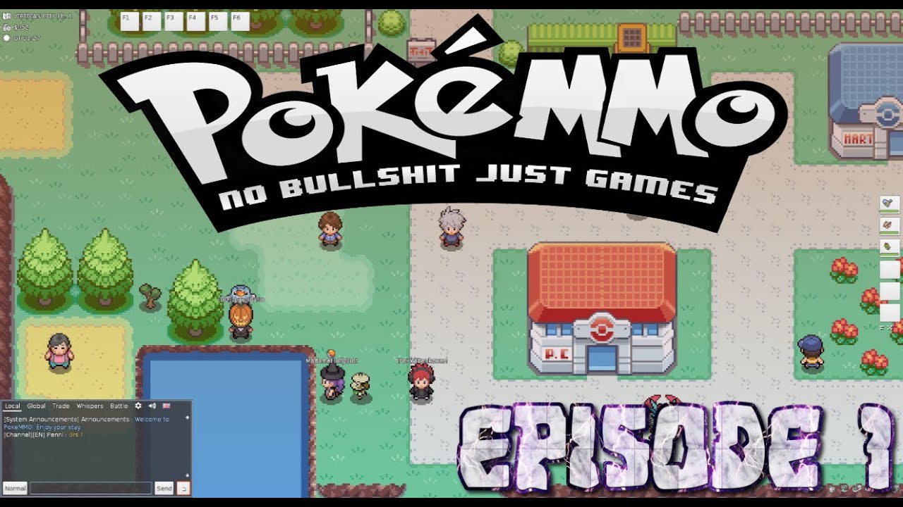 PokeMMO Episode 1 - My Dream Of An Online Pokemon Game Is Here! 