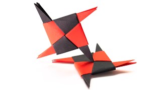 How to make a paper ninja star
