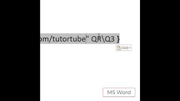 MS Word QR-code maken