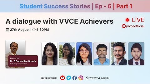 Student Success Stories Ep 6 Part 1: A dialogue with VVCE Achievers