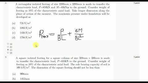 #NPTEL                                          DESIGN OF R-C STRUCTURE      ASSIGNMENT 09