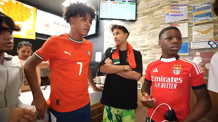 Tota and CR7 JR couldn't stop laughing at Rakai's shirt😭❤️‍🩹