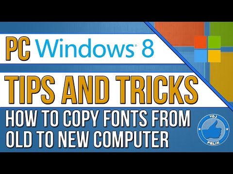 วีดีโอ: ฉันจะคัดลอกแบบอักษรใน Windows 7 ได้อย่างไร