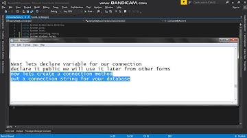 C#01  Visual Studio C# - MySql Connection