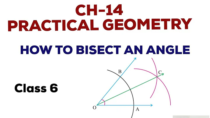 Class 6 PRACTICAL GEOMETRY/How to bisect an angle/with compass/Learn And Score