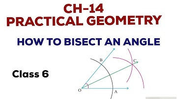 Class 6 PRACTICAL GEOMETRY/How to bisect an angle/with compass/Learn And Score
